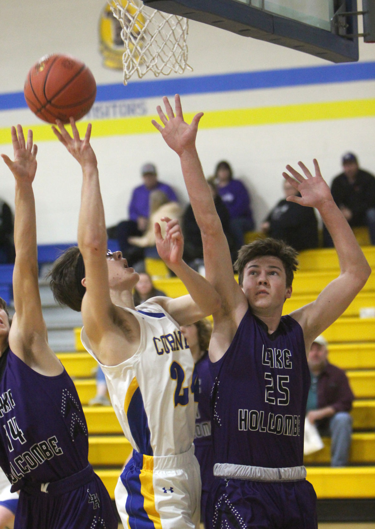 Lake Holcombe at Cornell boys basketball 1-14-22